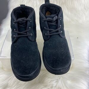 UGG LACE UP NEUMEL CHUNKY SUEDE WINTER ANKLE BOOTS SIZE 5